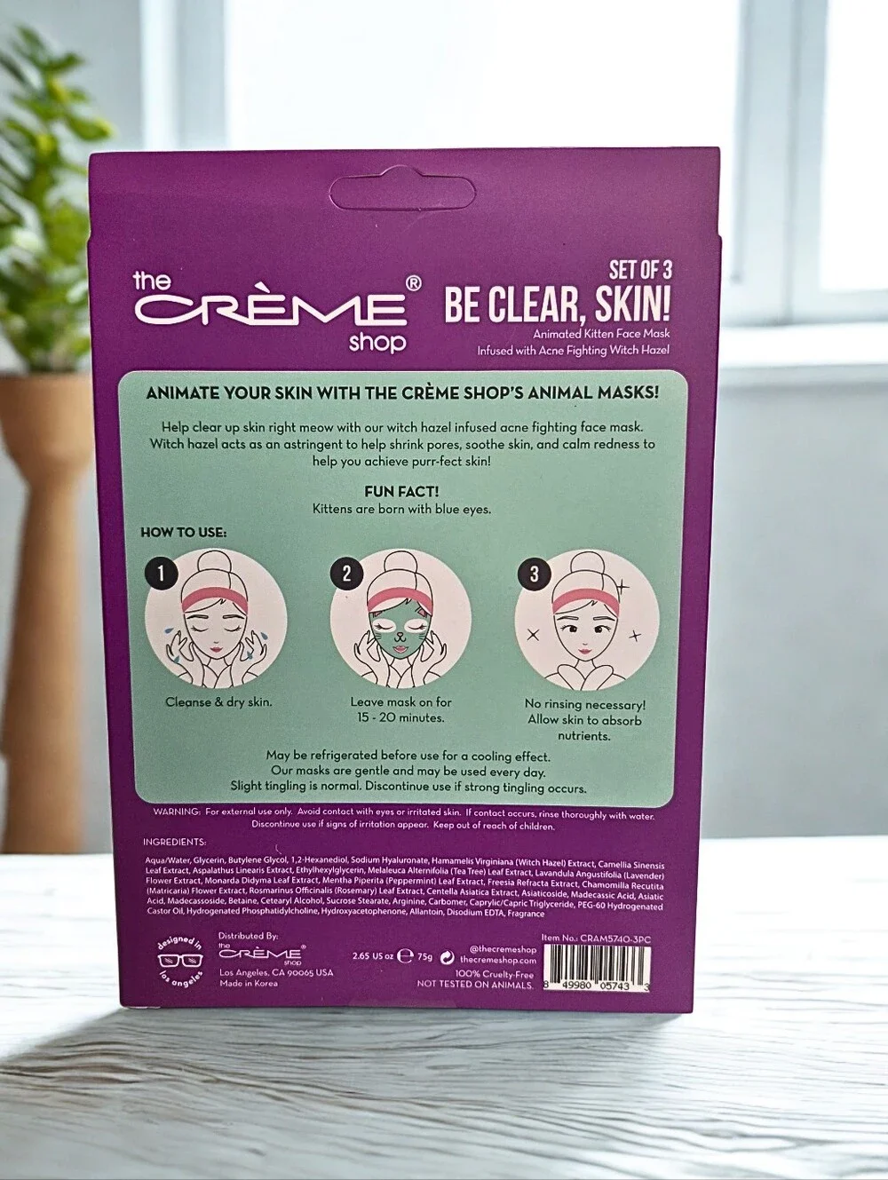 The Crème Shop Skincare Bundle | Face Masks, Wipes, Cleanser & Hand Cream